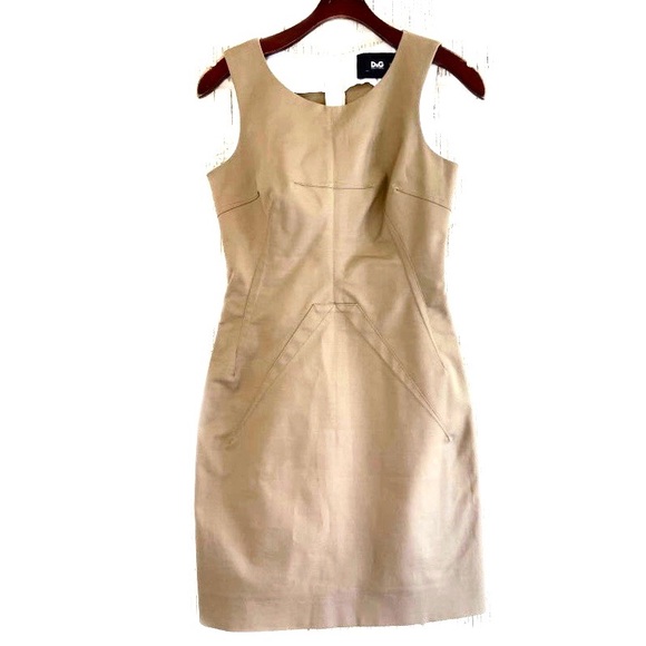 Dolce & Gabbana Dresses & Skirts - D&G | Midi Sheath Dress in Khaki
